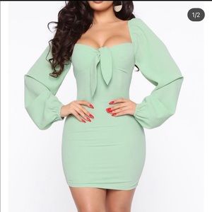 Sweet saying mini dress